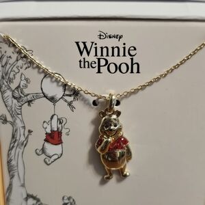 Disney Winnie the Pooh Gold Necklace